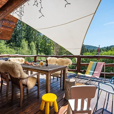 Piros - Sauna - Jacuzzi - Beautiful Scenery - Kids Playground - In The Forest Chalet Tale