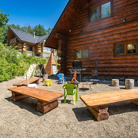 Piros - Sauna - Jacuzzi - Beautiful Scenery - Kids Playground - In The Forest Chalet Tale