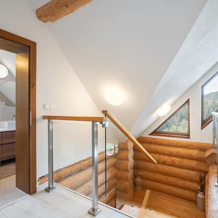 Chalet Piros - Sauna - Jacuzzi - Beautiful Scenery - Kids Playground - In The Forest Tale